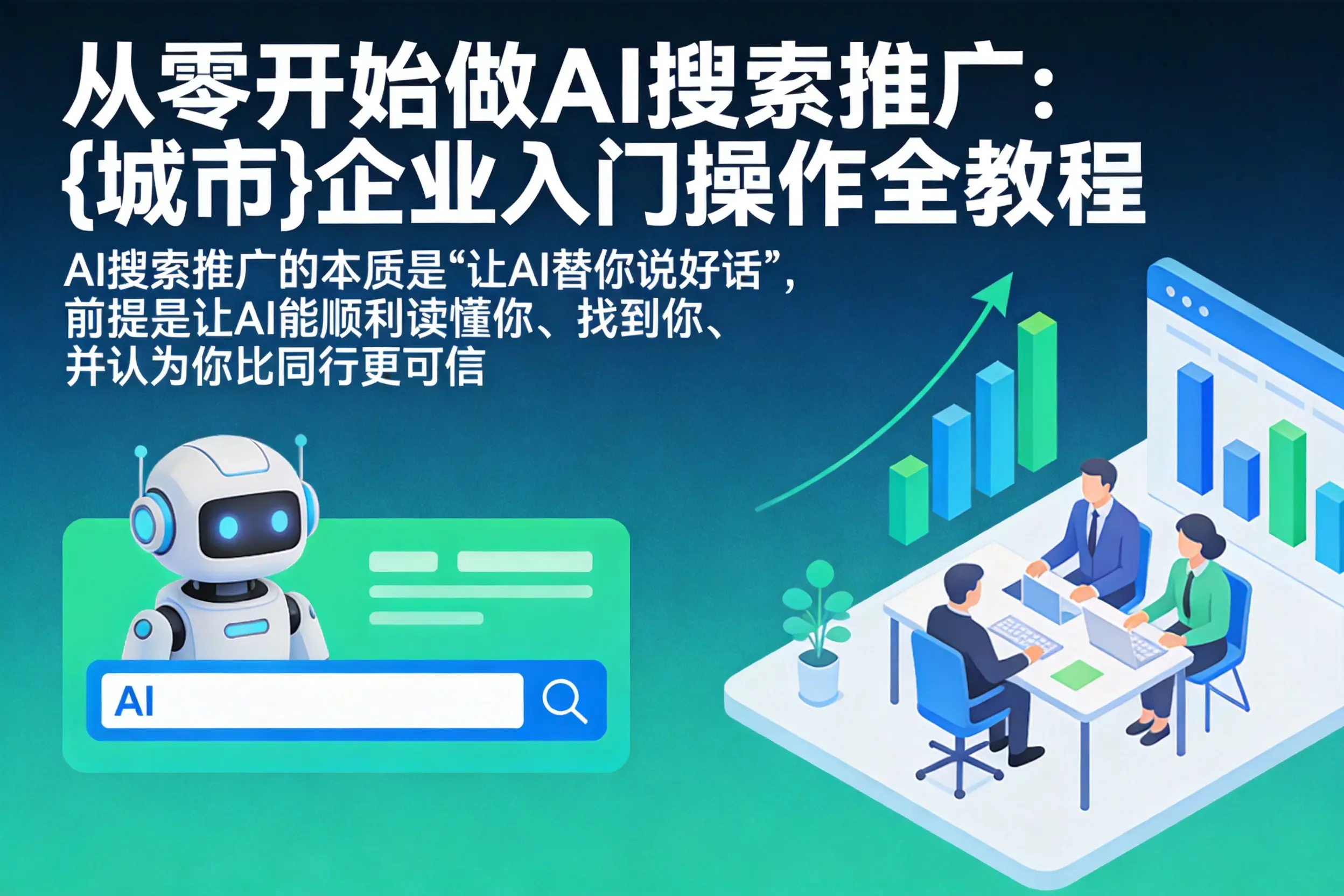 从零开始做AI搜索推广：白城企业入门操作全教程
