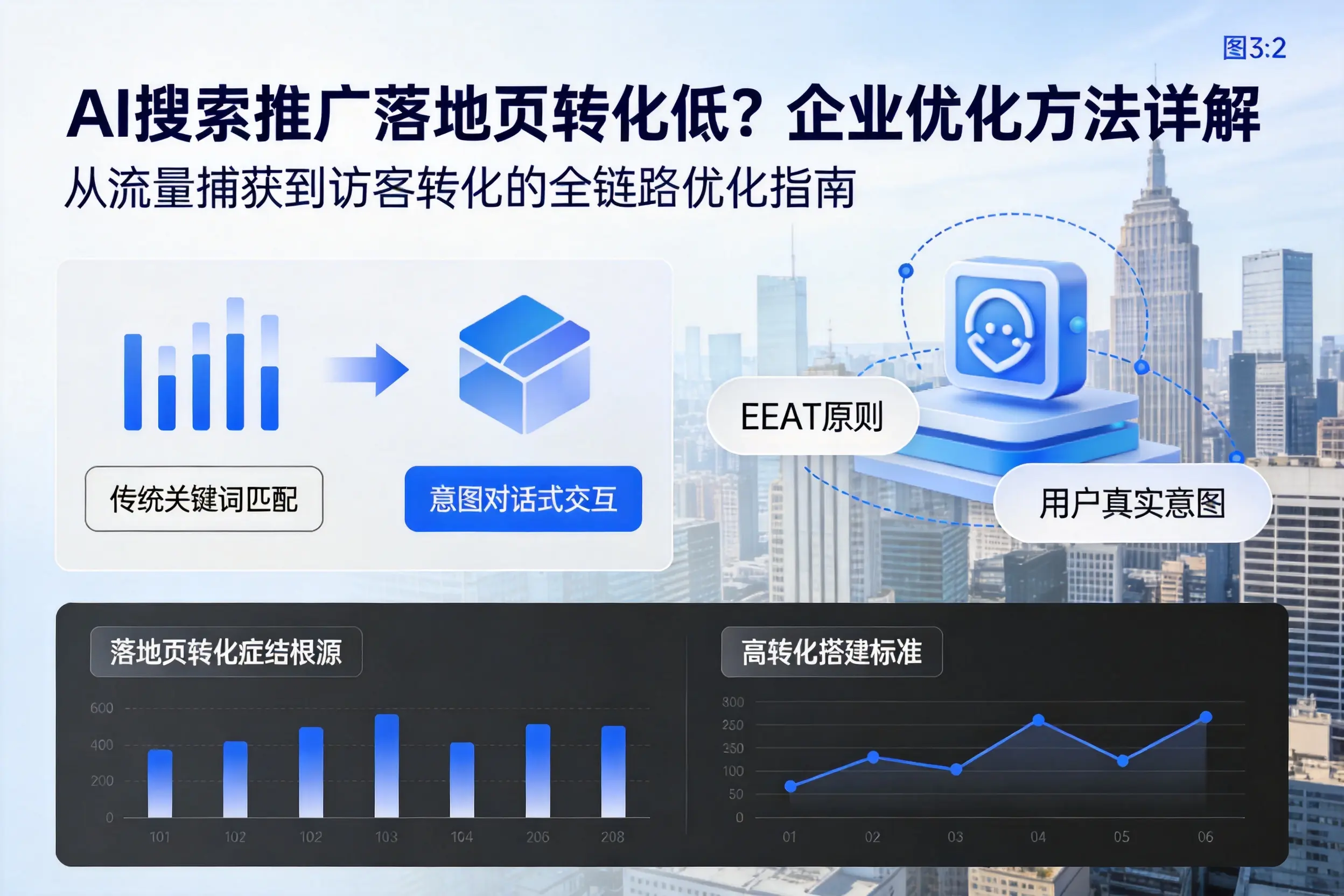 AI搜索推广落地页转化低?白城企业优化方法详解
