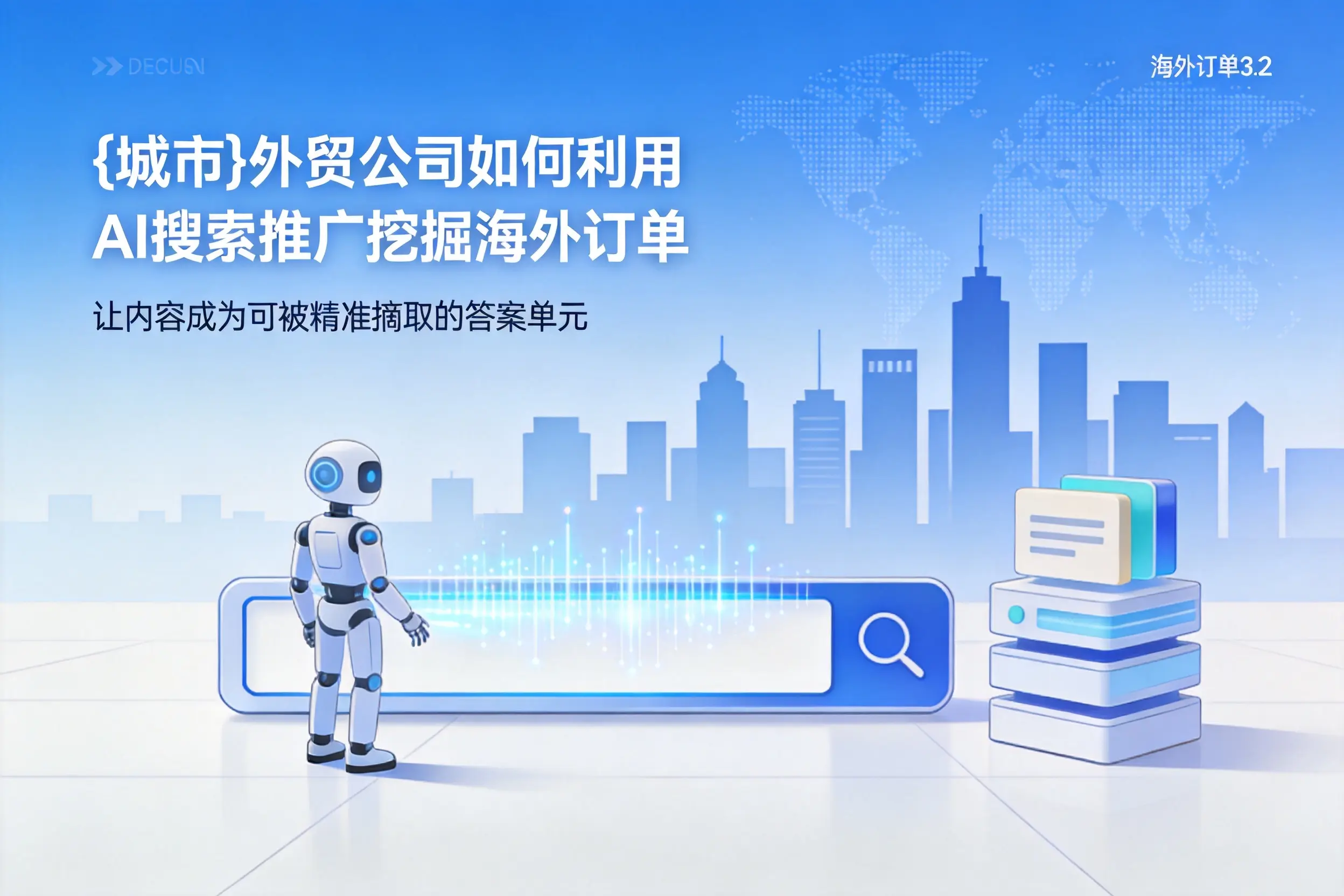 白城外贸公司如何利用AI搜索推广挖掘海外订单