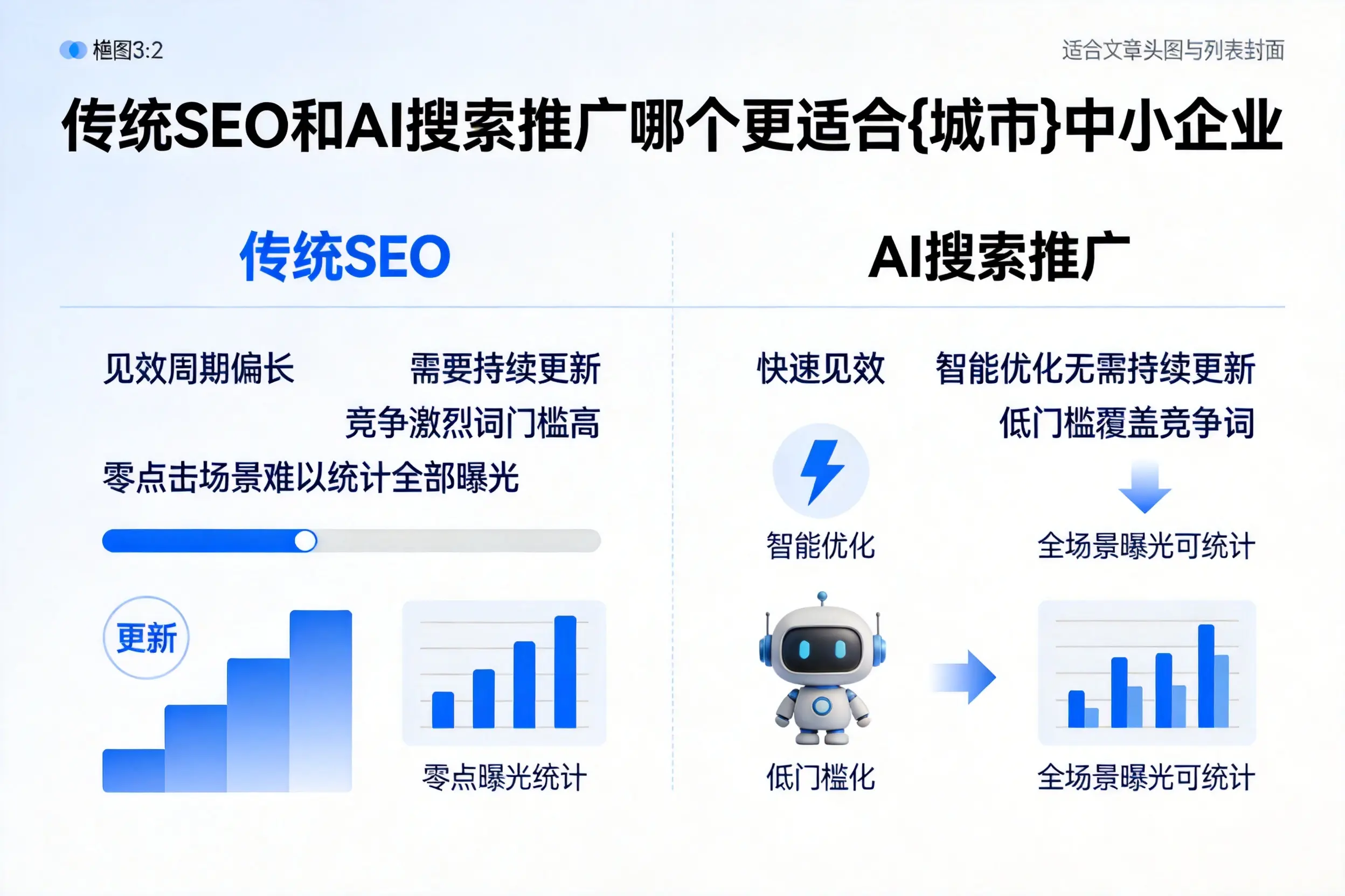 传统SEO和AI搜索推广哪个更适合白城中小企业
