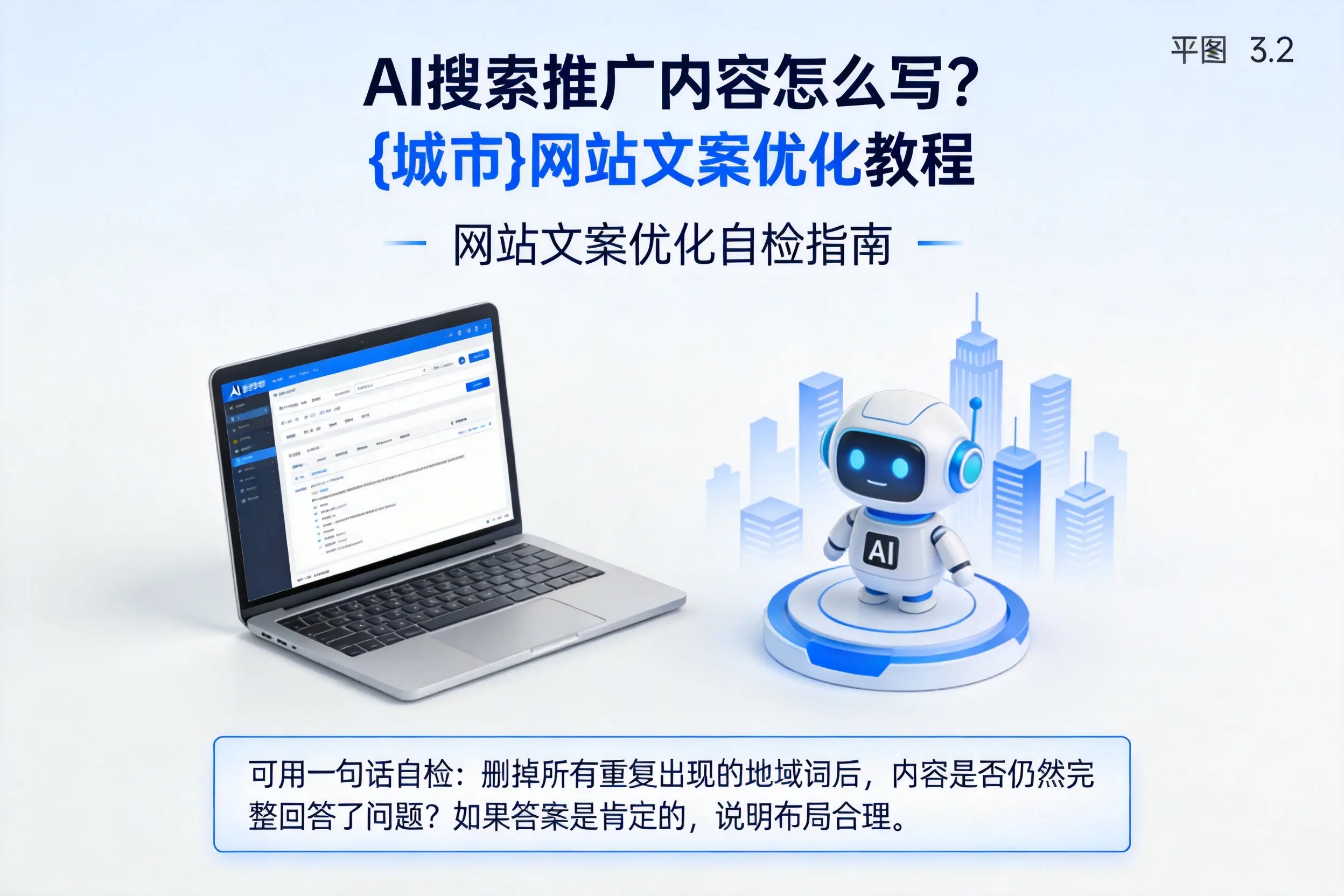 AI搜索推广内容怎么写？白城网站文案优化教程