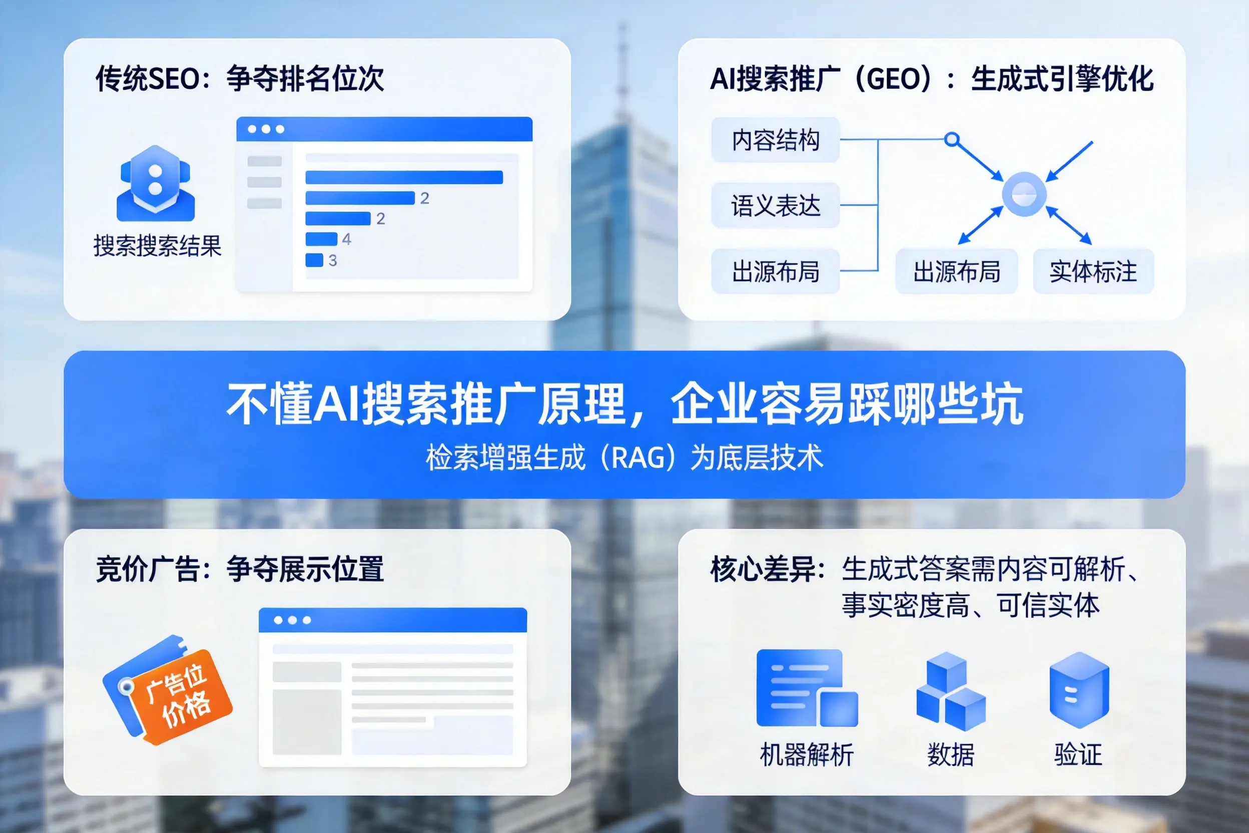 不懂AI搜索推广原理，白城企业容易踩哪些坑