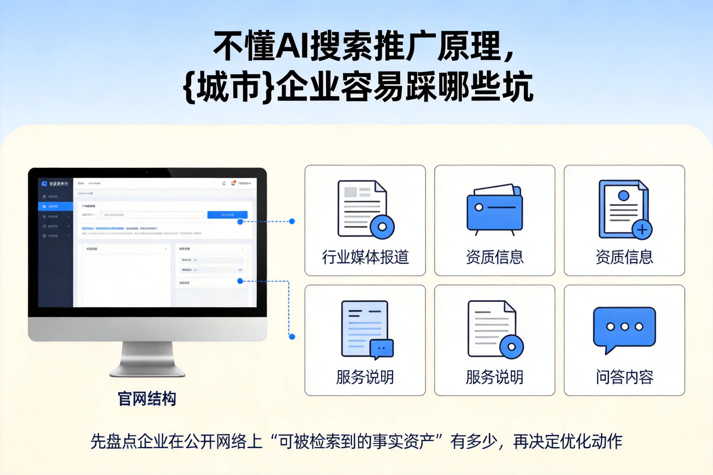 不懂AI搜索推广原理，白城企业容易踩哪些坑