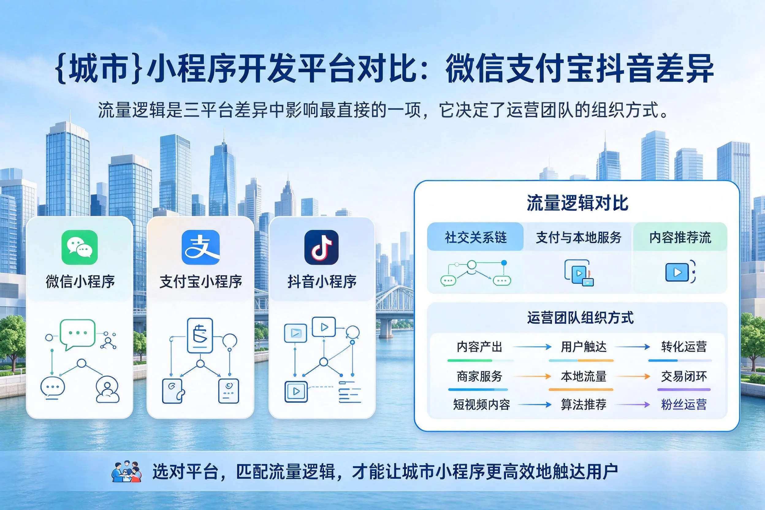白城小程序开发平台对比：微信支付宝抖音差异